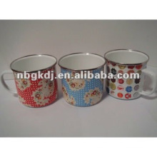 enamel cup of customzing with full decal liked by children